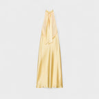 Gala™ | Vestido Halter Satinado