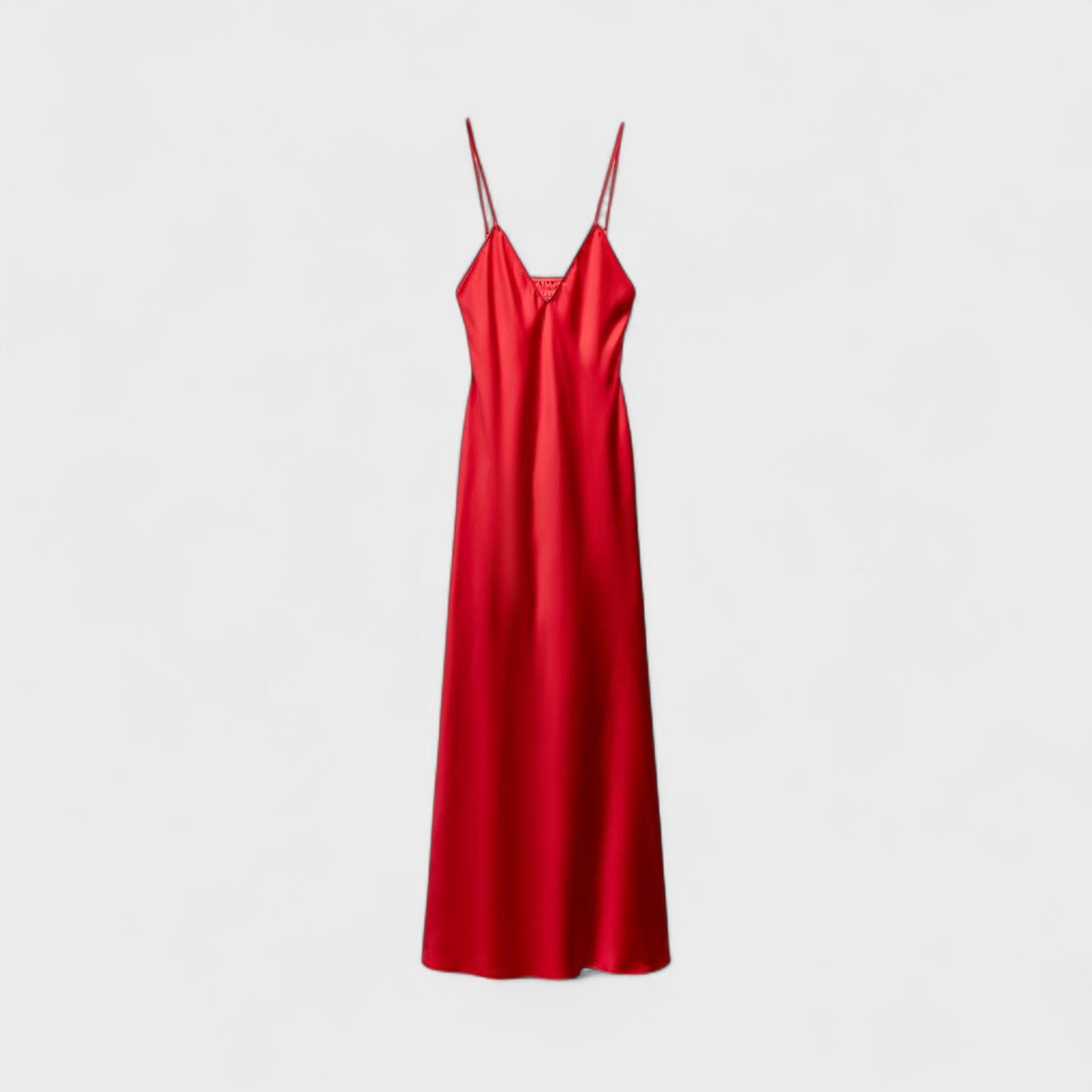 Vestido carmesí™ | Corte minimalista y elegante