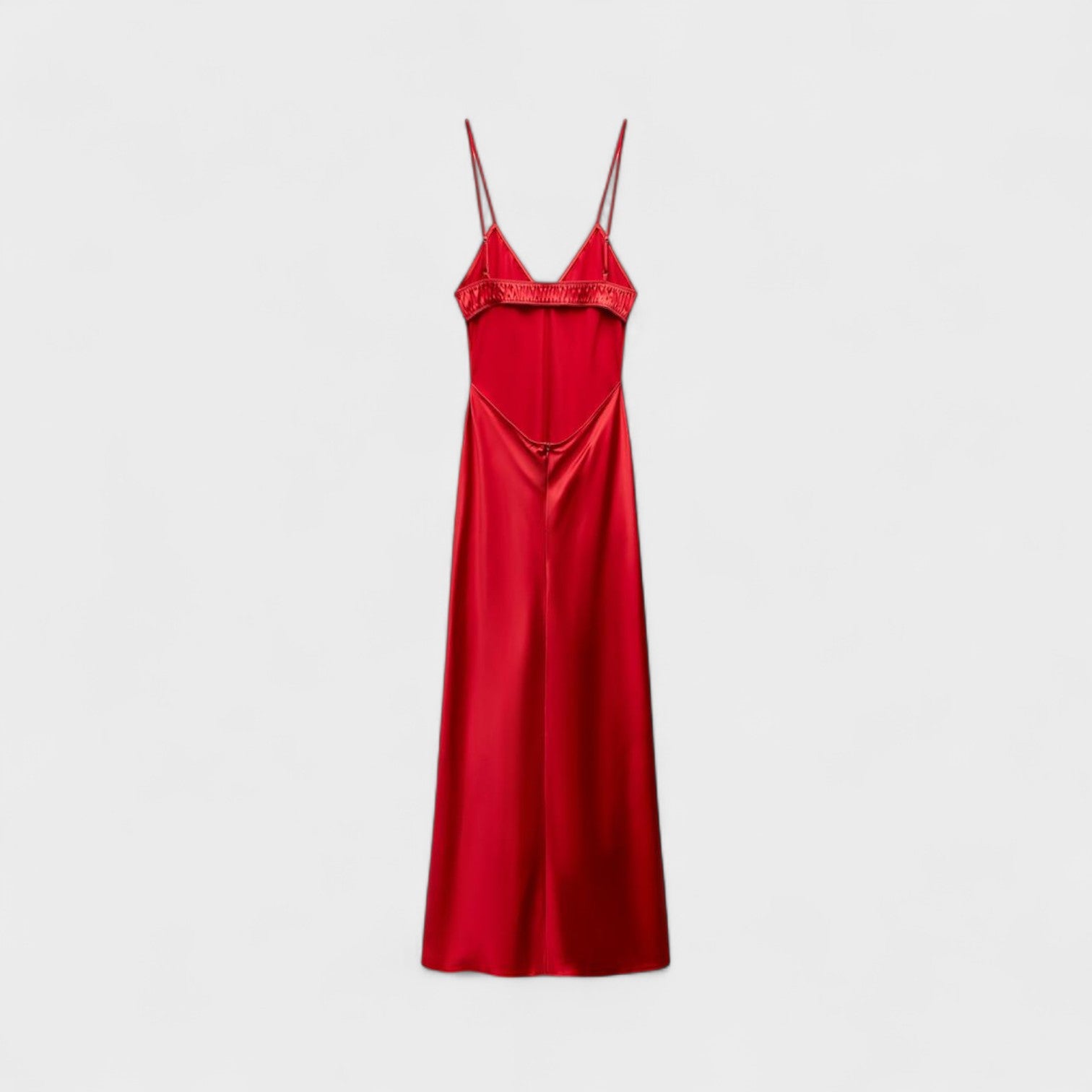 Vestido carmesí™ | Corte minimalista y elegante