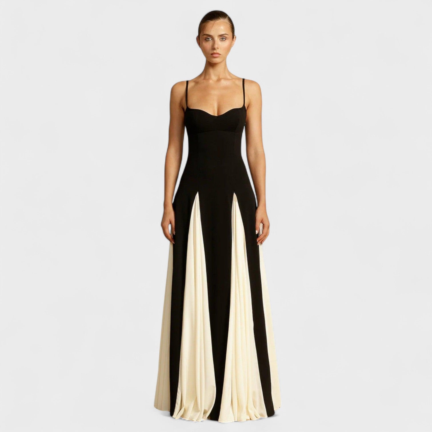 Vestido Gala Noir Ivory