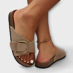 Margie™ | Sandalias de corcho para mujer con diseño de hebilla