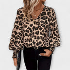 Joana™ | Blusa Estilosa Leopardo