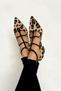 Ludovica™ | Bailarinas con estampado animal y tiras delicadas