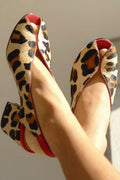 Louison™ | Sandalias con patrón de leopardo