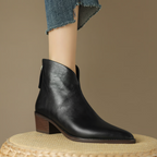 Camille™ | Botines de Lujo con Tacón Bajo