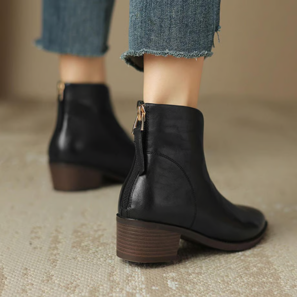 Camille™ | Botines de Lujo con Tacón Bajo