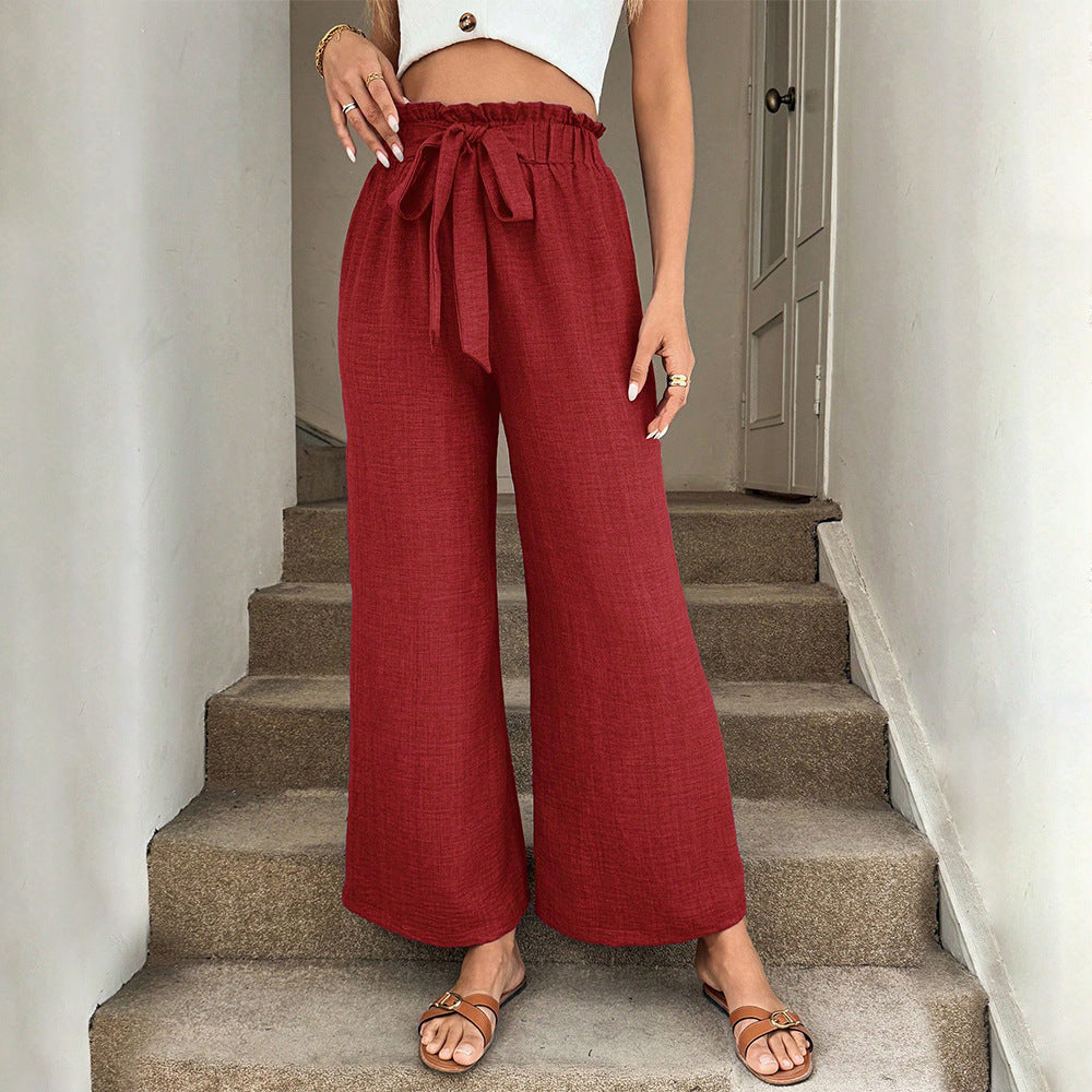Leonor™ | Pantalones de Cintura Alta con Cordón