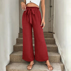 Leonor™ | Pantalones de Cintura Alta con Cordón