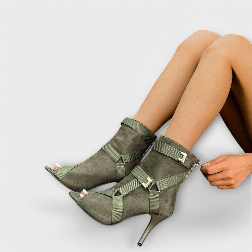 Luísa™ | Sandalias elegantes de punta abierta con tacón