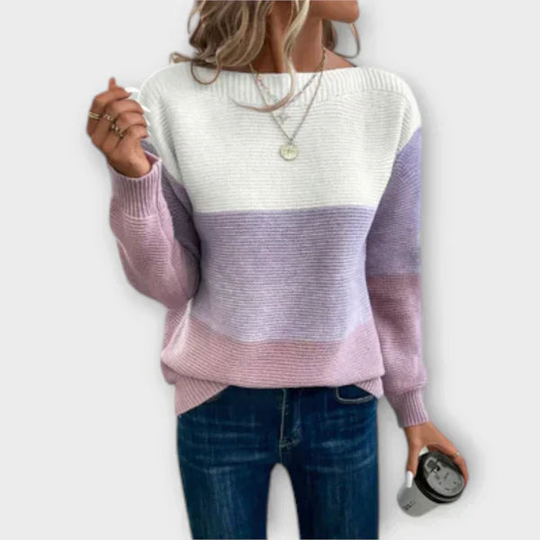 Clara™ | Suéter Tricolor