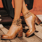 Ginevra™ | Zapatos de tacón alto con tiras múltiples y suela gruesa