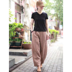 Raquel™ | Pantalones Sueltos de Algodón-Lino