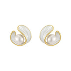 Ópalo | Aretes Blancos Exclusivos
