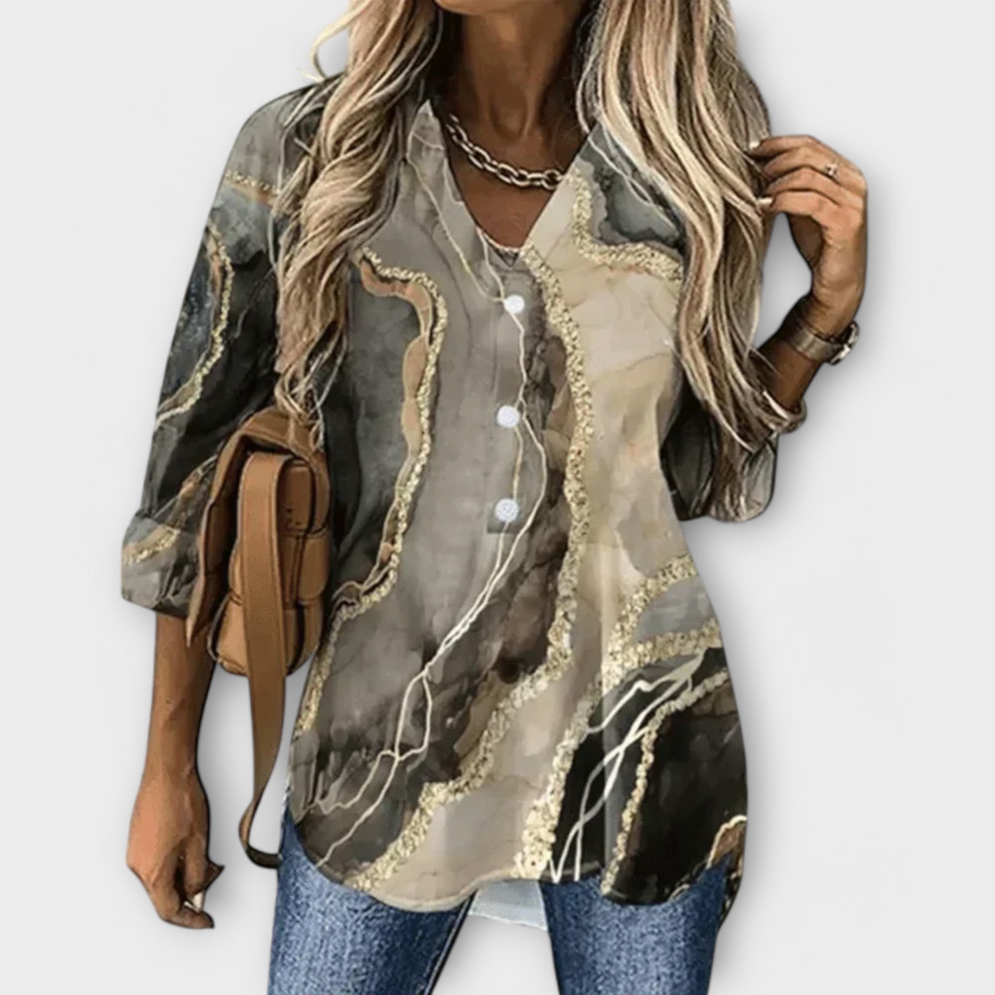 Filine™ | Elegancia y singularidad en una blusa de mujer