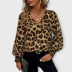 Joana™ | Blusa Estilosa Leopardo