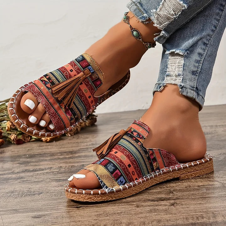 Leena™ | Sandalias Ortopédicas Planas Confortables