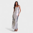 Vestido de gala Sparkle Silver™ | Edición de noche