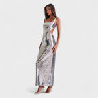 Vestido de gala Sparkle Silver™ | Edición de noche
