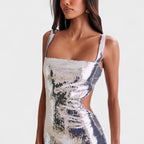 Vestido de gala Sparkle Silver™ | Edición de noche