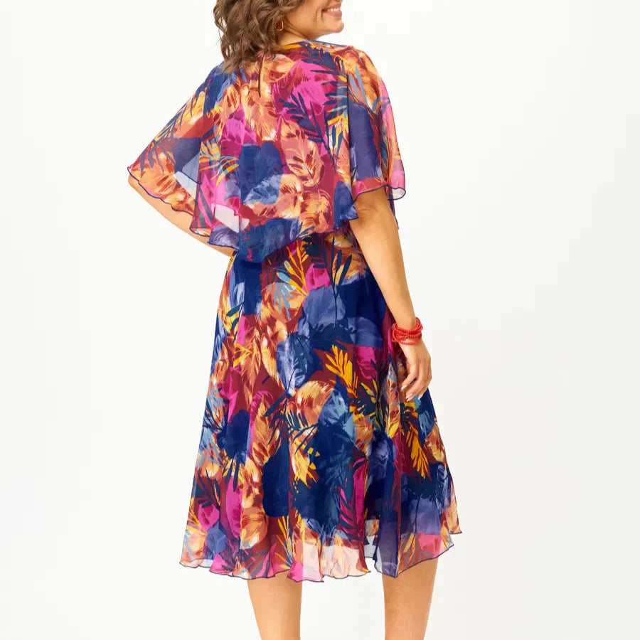 ALBA™ | VESTIDO DE CHIFFON CÓMODO TALLA GRANDE