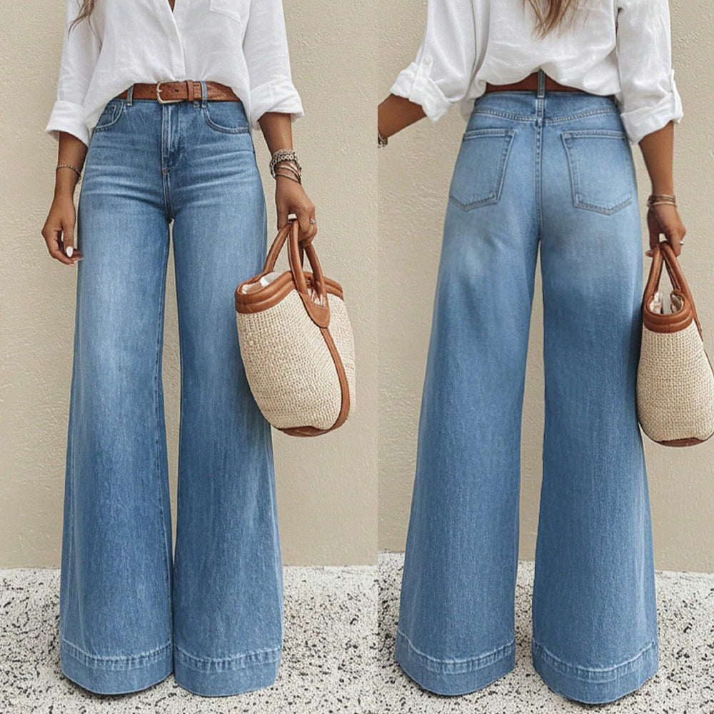 Carla™ | Jeans Slim Vintage Lavados