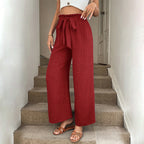 Leonor™ | Pantalones de Cintura Alta con Cordón