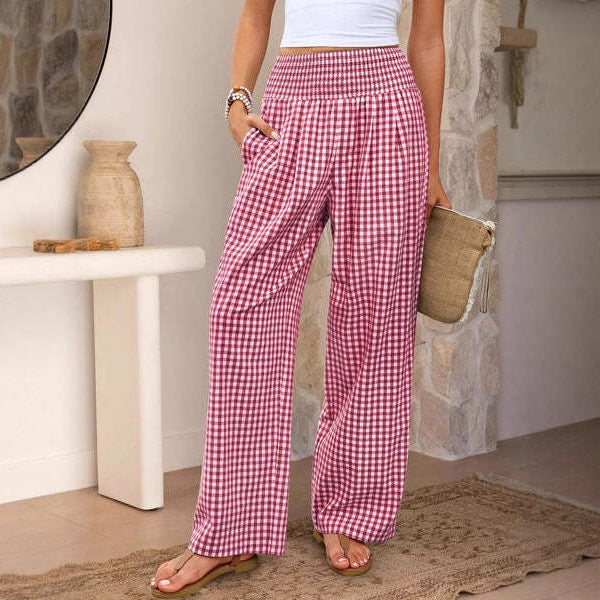 Plaid™ | Pantalones Largos Elegantes