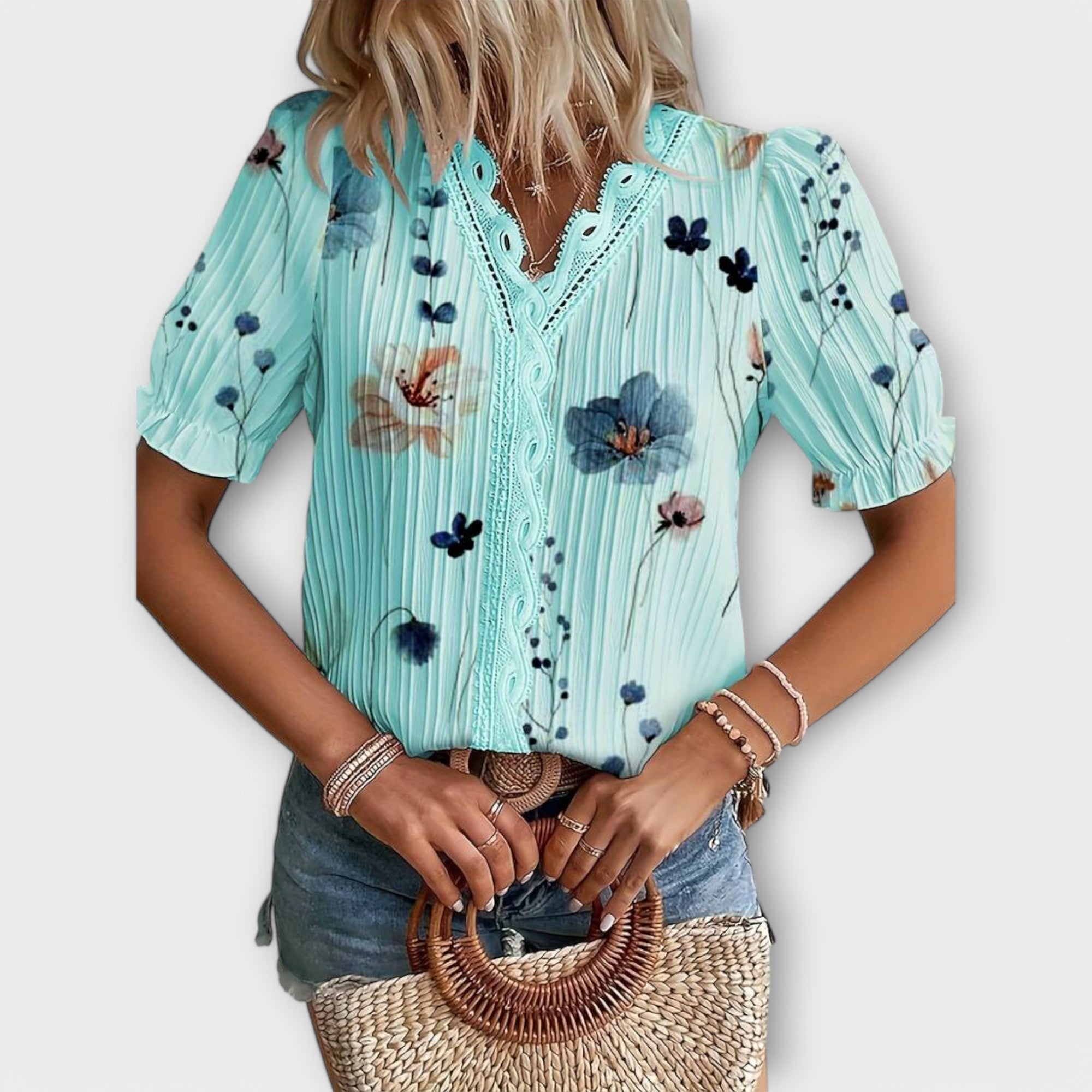 Emily™ | Blusa con escote en V