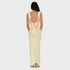 Sarella™ | Vestido largo con espalda descubierta y lazo