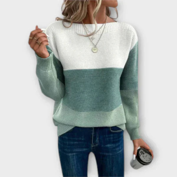 Clara™ | Suéter Tricolor