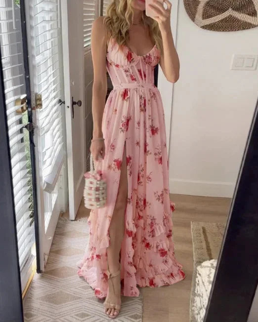 Sónia™ | Vestido midi con estampado floral