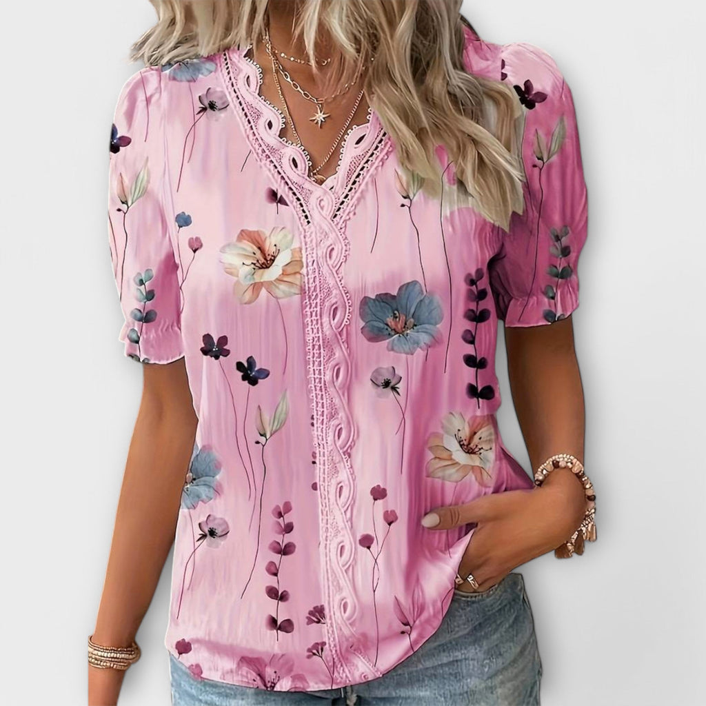 Emily™ | Blusa con escote en V