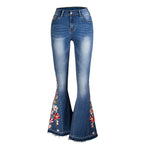 Elouize™ | Jeans Largos con Bordado 3D