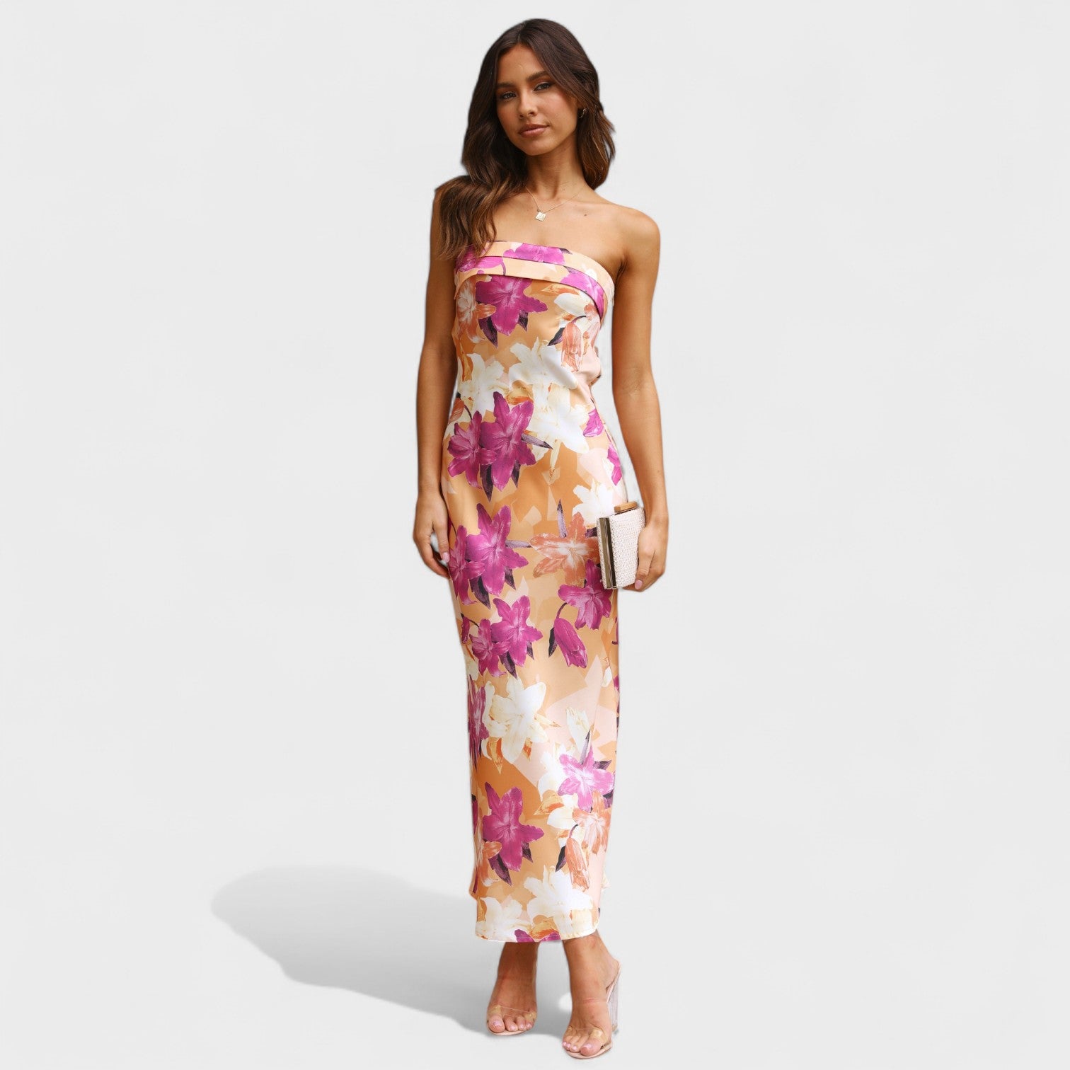 Carmen™ | Vestido de satén sin mangas