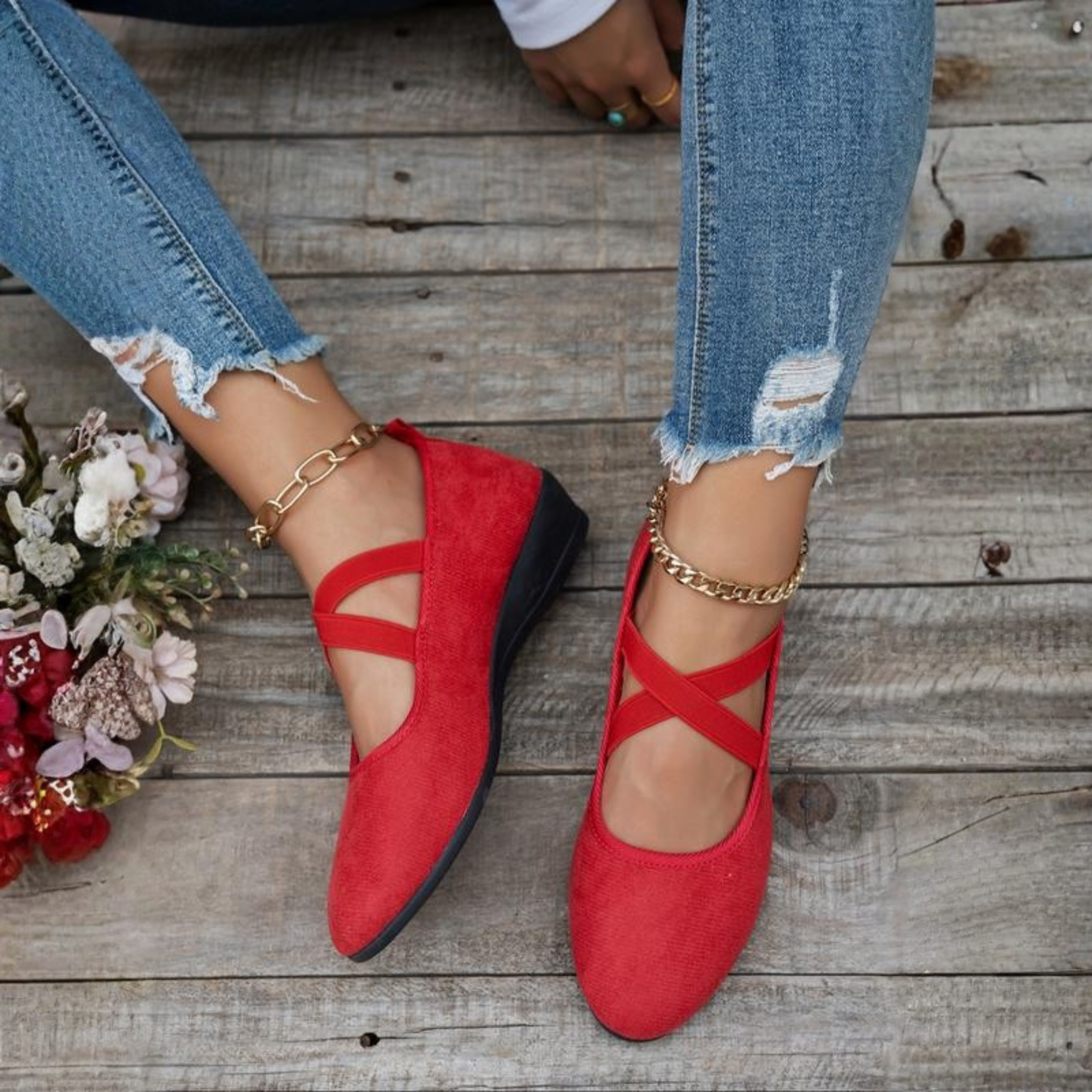 Calerinne™ | Zapatos Ballerina Ortopédicos