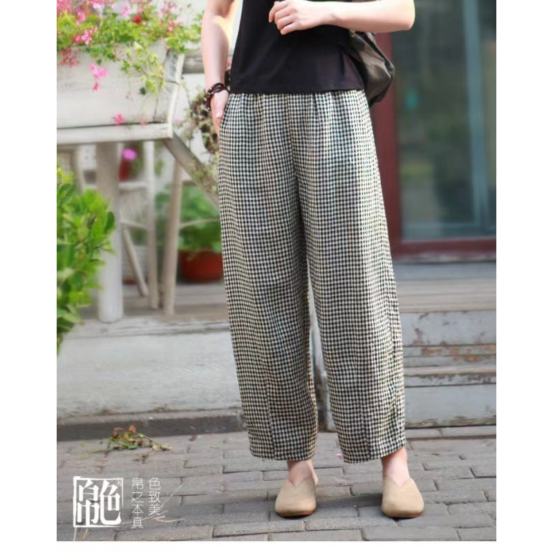 Raquel™ | Pantalones Sueltos de Algodón-Lino