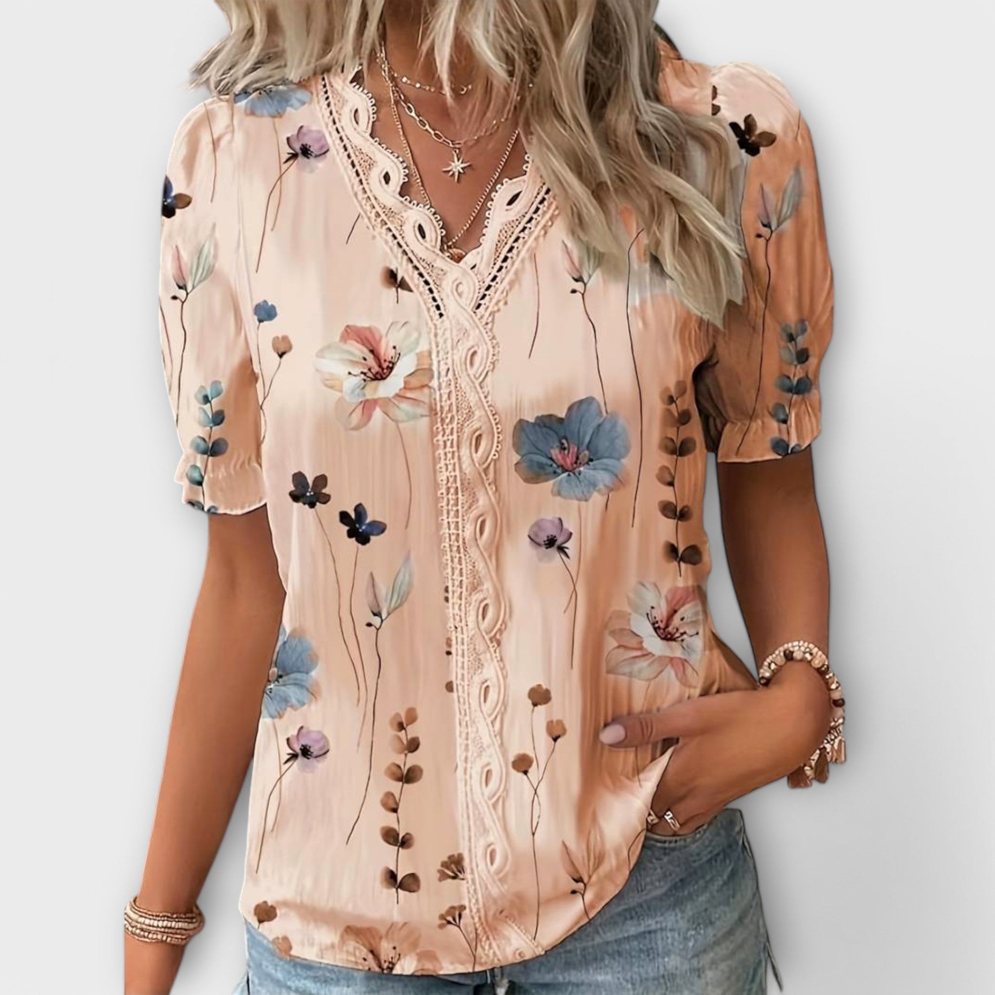Emily™ | Blusa con escote en V