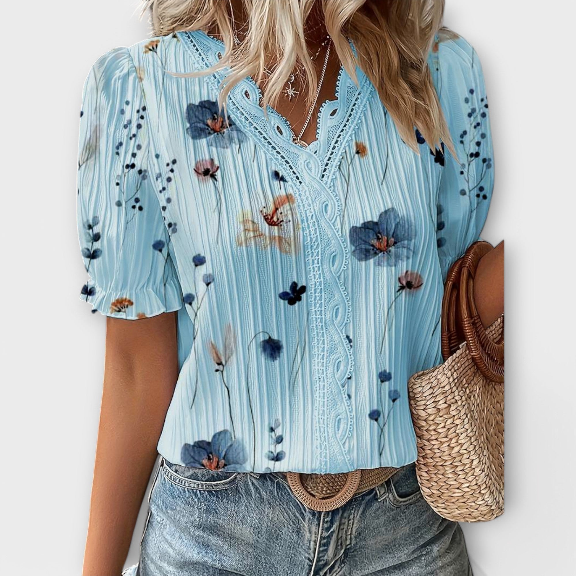 Emily™ | Blusa con escote en V
