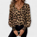 Joana™ | Blusa Estilosa Leopardo