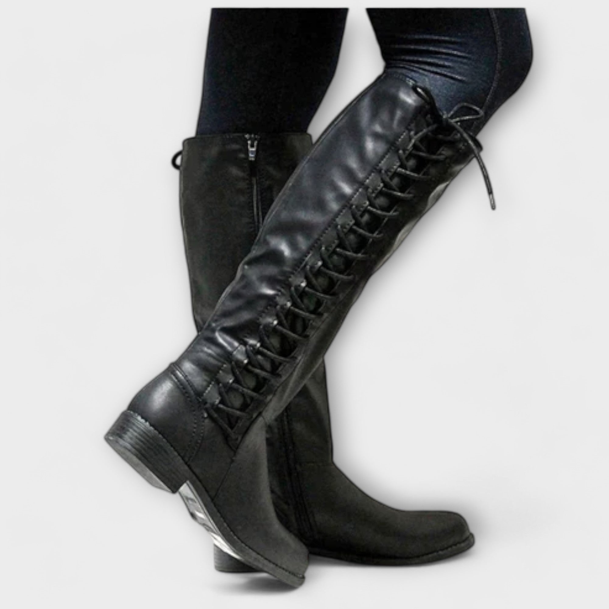 Lucía™ | Botines con cordones elegantes