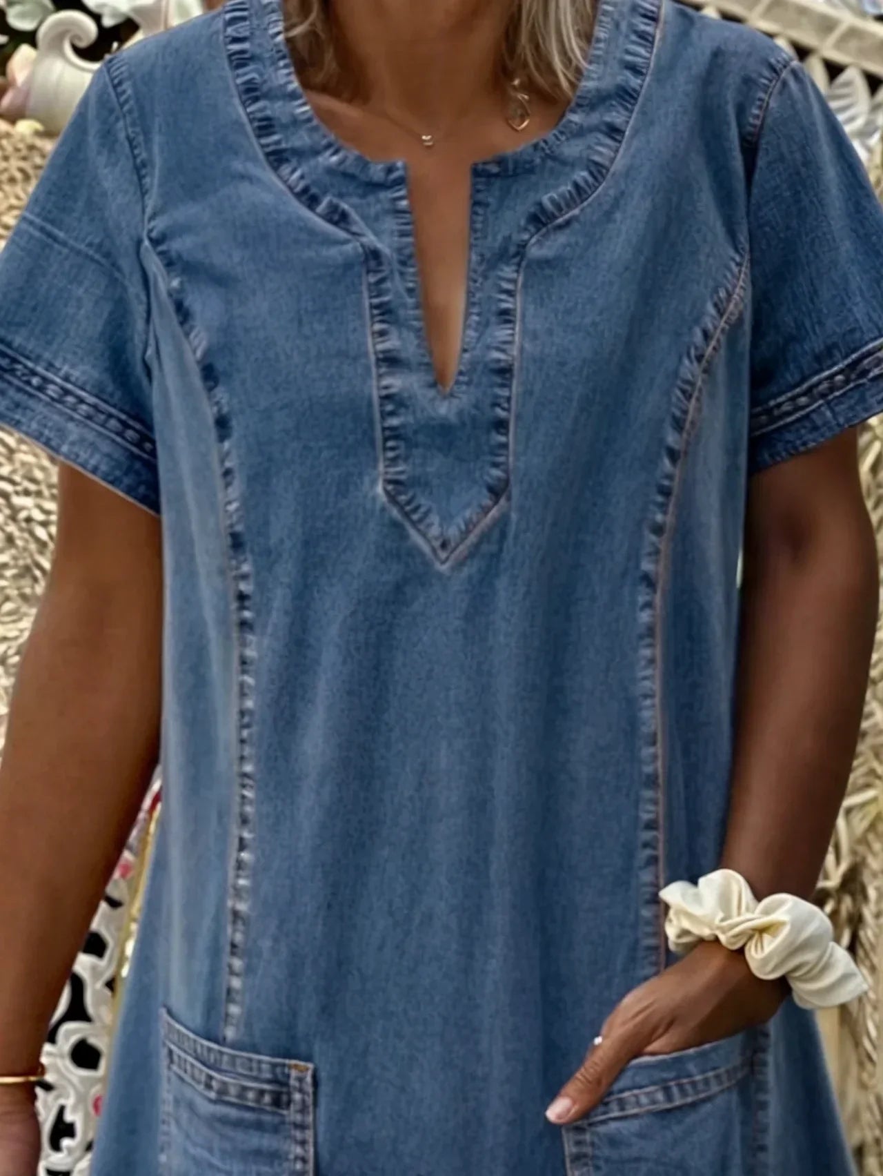 Marina™ | Vestido de Jean Suave