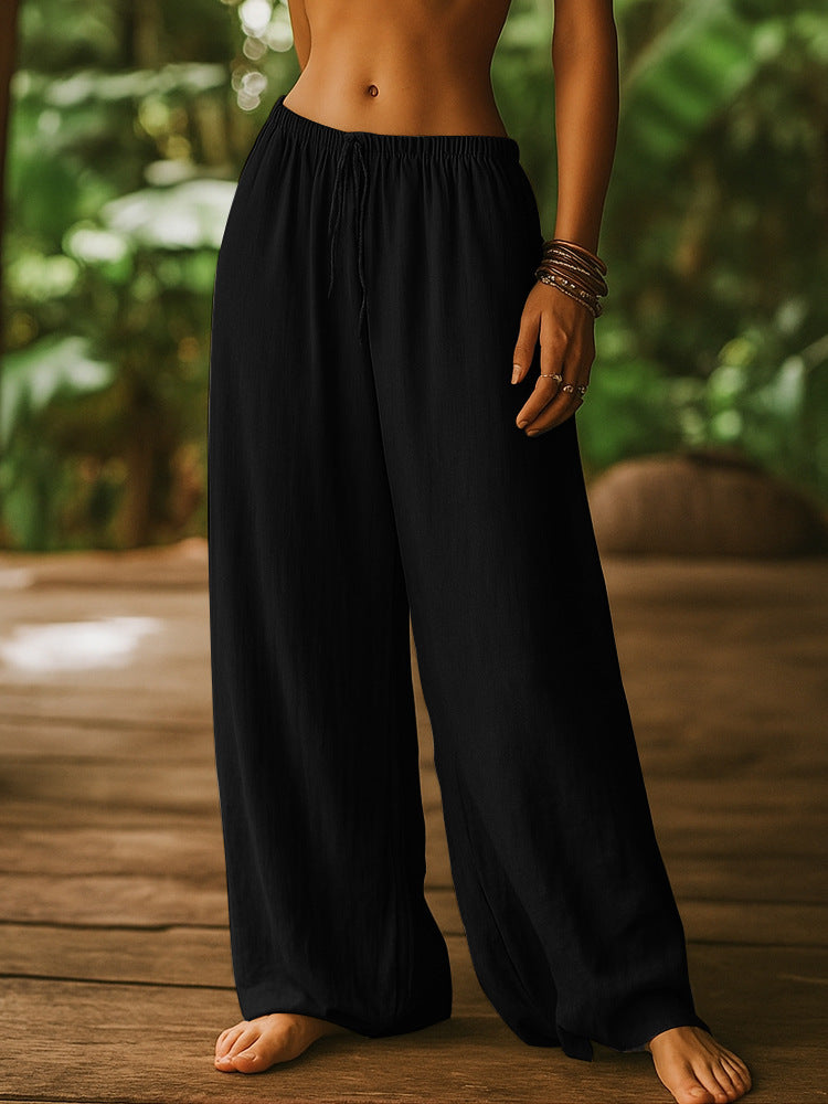 Cayenne™ | Pantalones de Algodón-Lino Sueltos