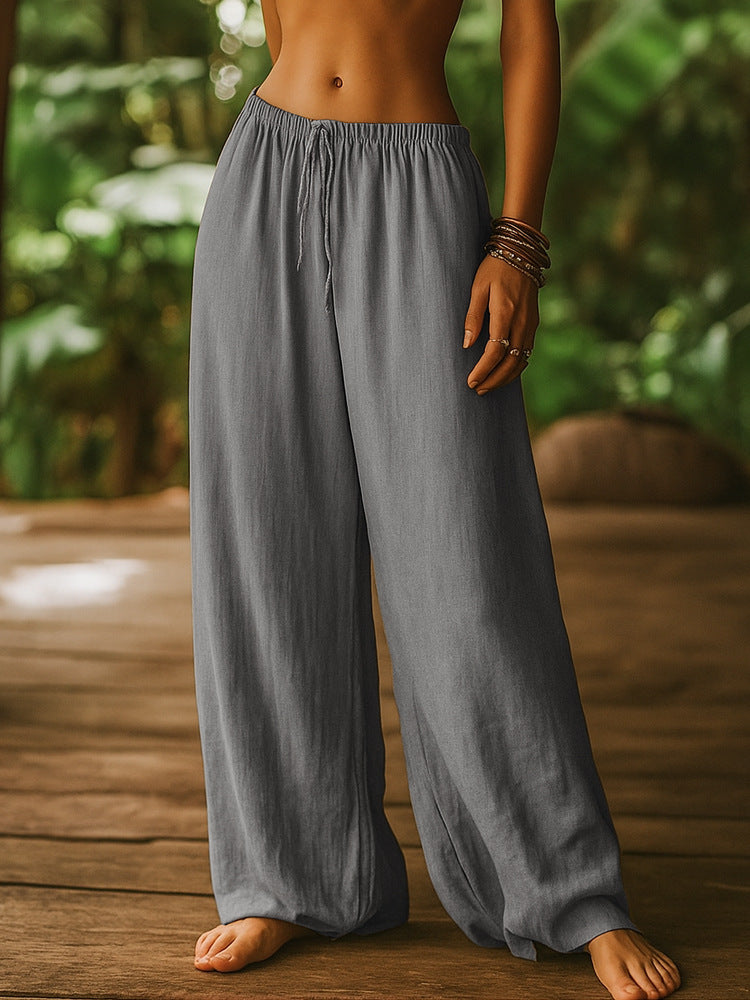Cayenne™ | Pantalones de Algodón-Lino Sueltos