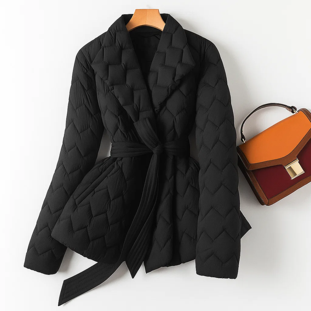 Sophia™ | Abrigo de Plumas Cálido y Elegante