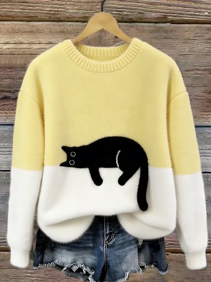 LUNA™ | Sudadera Femenina con Estampado de Gato