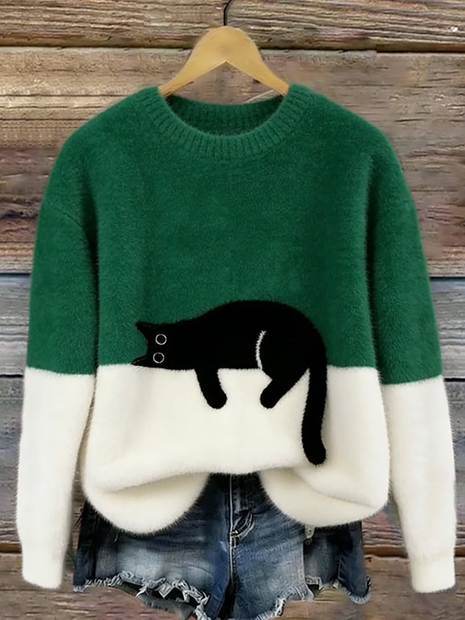 LUNA™ | Sudadera Femenina con Estampado de Gato