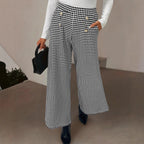 Houndstooth™ | Pantalones de Pata de Gallo Elegantes