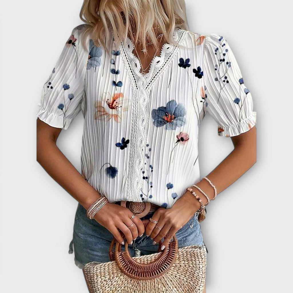 Emily™ | Blusa con escote en V