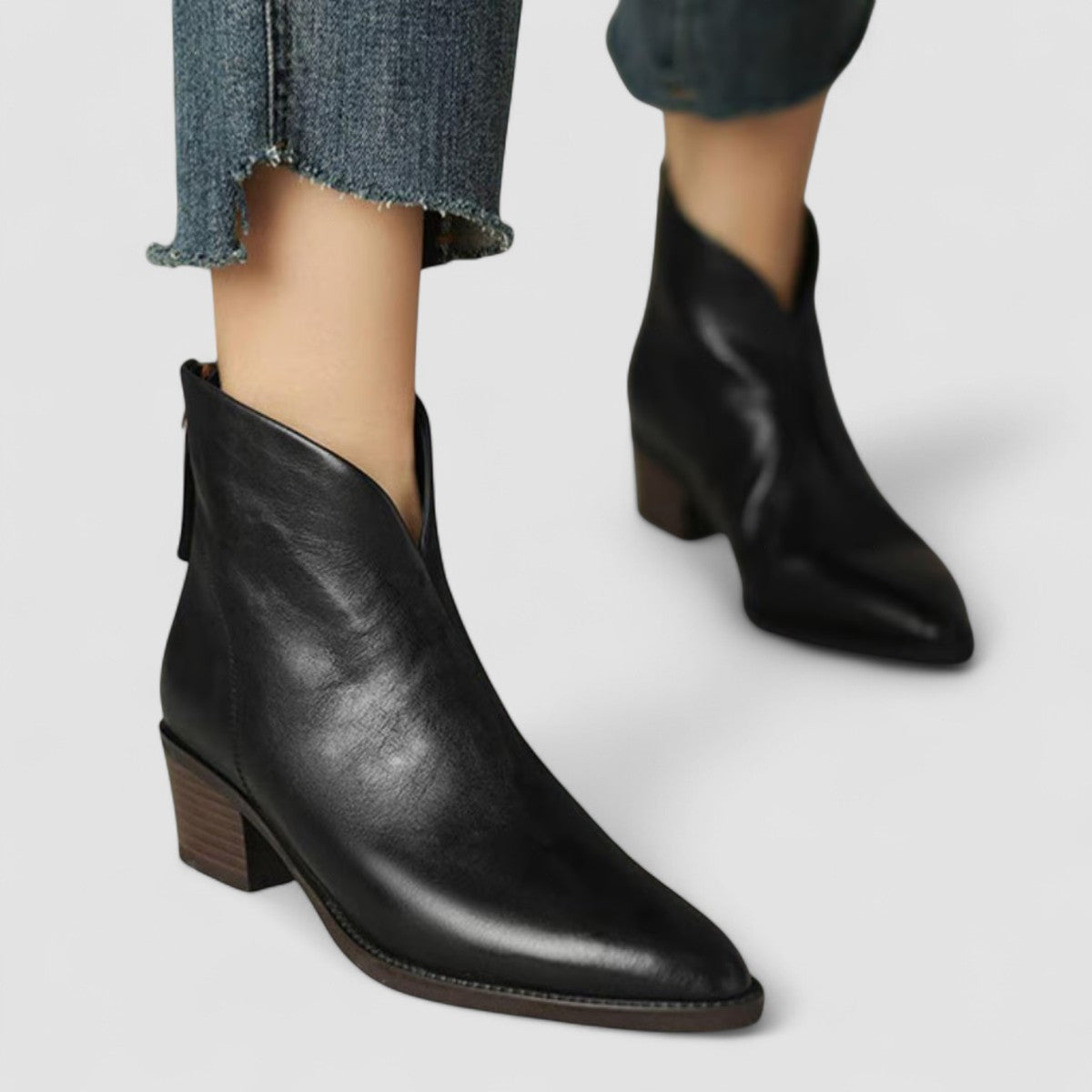 Camille™ | Botines de Lujo con Tacón Bajo