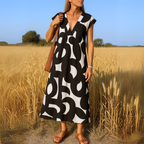 Magda™ | Vestido fluido con escote en V